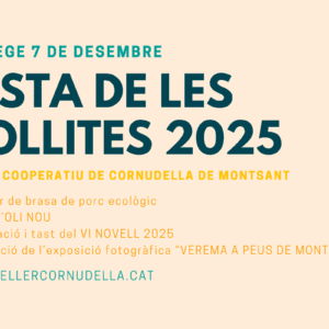 Banner amb info de la festa de les collites 2025