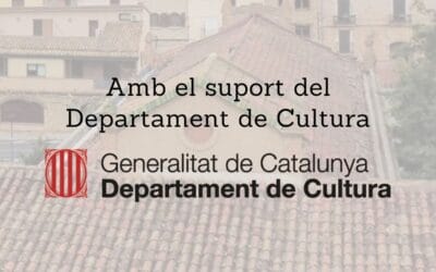 Rebem un ajut del Departament de Cultura de la Generalitat de Catalunya per les obres de la teulada
